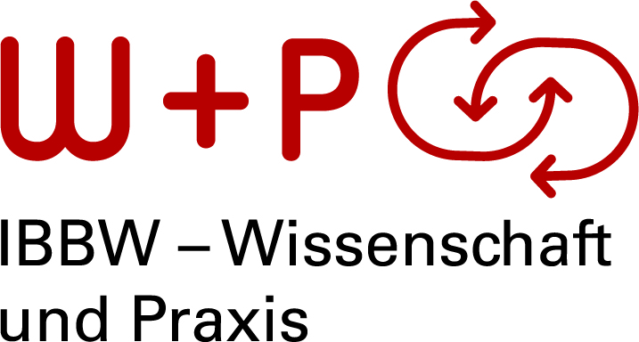 Logo mit Schrifzug W+P IBBW-Wissenschaft und Praxis