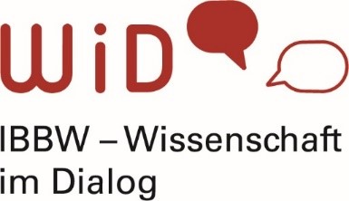 Logo mit Schriftzug IBBW-Wissenschaft im Dialog
