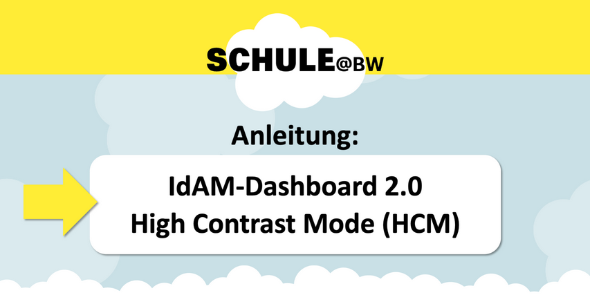 IdAM-Dashboard 2.0 High Contrast Mode