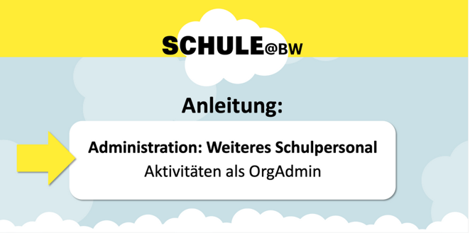 IdAM Administration Weiteres Schulpersonal
