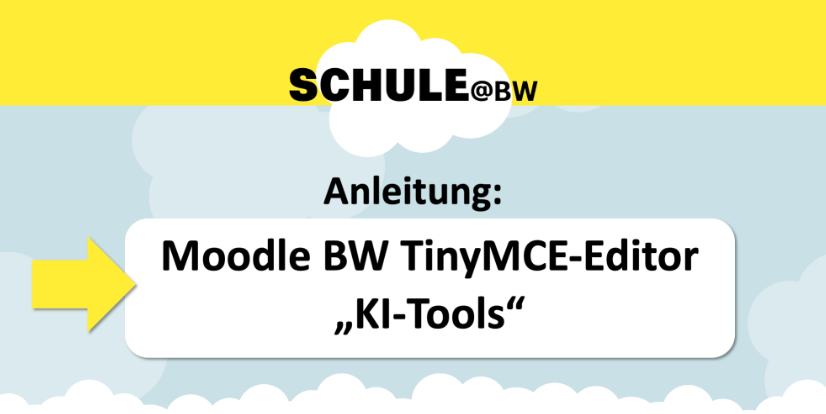 TinyMCE-Editor KI-Tools in Moodle BW