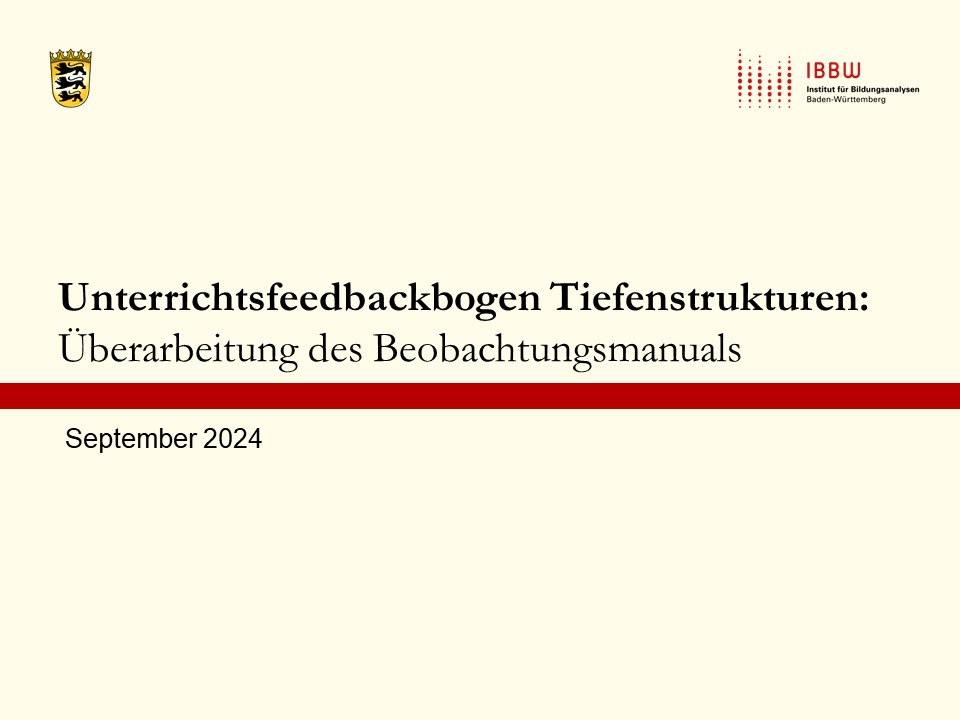 Text mit Landes- und IBBW Logo auf hellgelbem Hintergrund