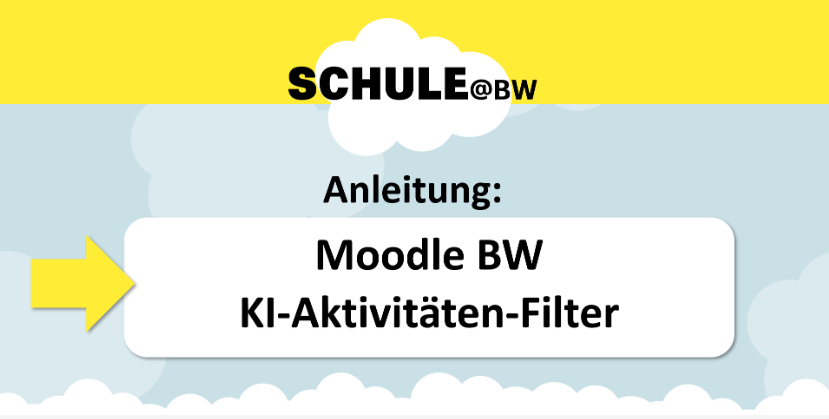 KI-Aktivitäten-Filter in Moodle BW
