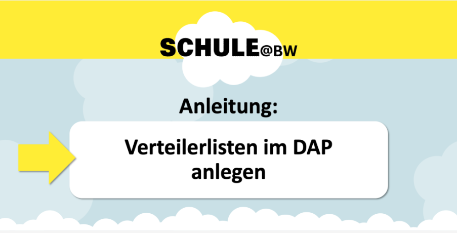 DAP Verteilerlisten anlegen
