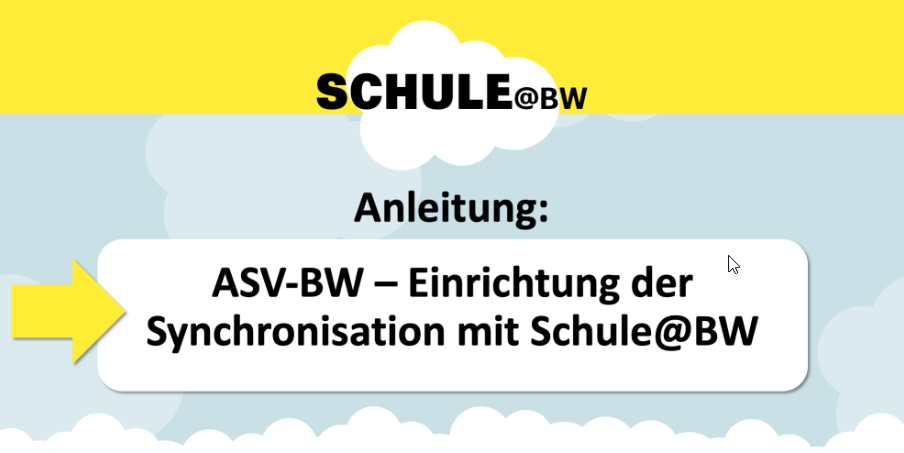 IdAM Einrichtung Synchronisation ASV